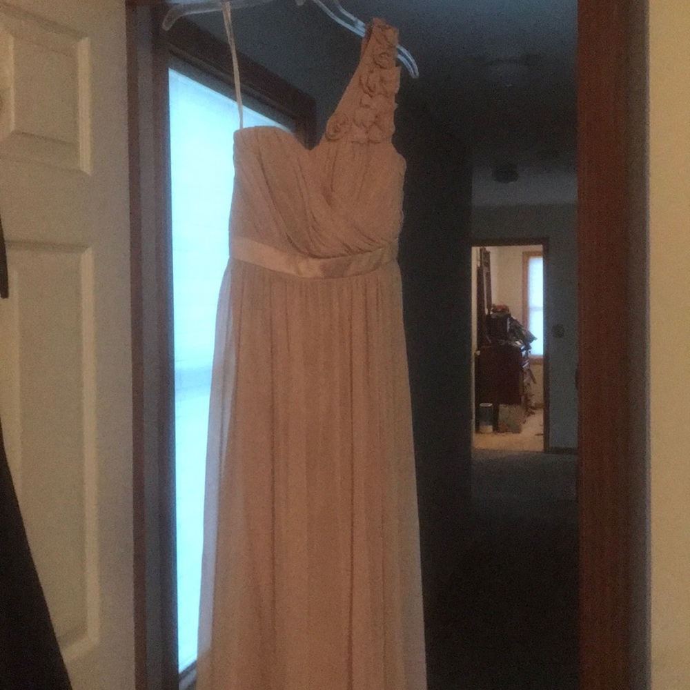 Tan Prom Dress - Picture 2 of 4